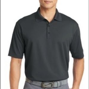NEW NIKE GOLF DRI FIT MICRO PIQUE POLO SIZE‎ L ANTHRACITE DARK GRAY